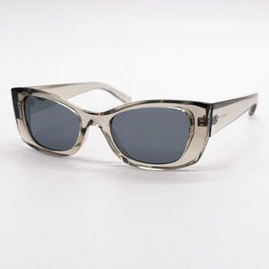 NEW SAINT LAURENT SUNGLASSES SL593 003 BEIGE CAT EYE WOMEN EYEWEAR SL 593 003